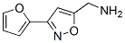 27473-54-7,Isoxazole, 5-(aminomethyl)-3-(2-furyl)- (8CI)