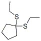 27482-19-5,Cyclopentane, 1,1-bis(ethylthio)- (9CI)
