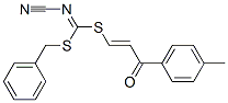 275370-80-4,BENZYL [3-OXO-3-(4-METHYLPHENYL)PROP-1-ENYL]CYANOCARBONIMIDODITHIOATE