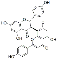 27542-37-6,8-[(2S,3R)-5,7-dihydroxy-2-(4-hydroxyphenyl)-4-oxo-chroman-3-yl]-5,7-dihydroxy-2-(4-hydroxyphenyl)chromen-4-one