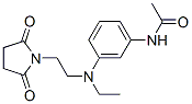 27550-64-7,N-[3-[[(2,5-dioxo-1-pyrrolidinyl)ethyl]ethylamino]phenyl]acetamide