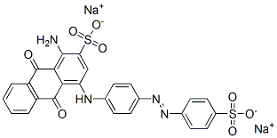 27678-26-8,disodium 1-amino-9,10-dihydro-9,10-dioxo-4-[4-[(4-sulphonatophenyl)azo]anilino]anthracene-2-sulphonate