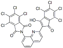27692-59-7,3,4,5,6-tetrachloro-N-[2-(4,5,6,7-tetrachloro-3-hydroxy-1-oxo-1H-inden-2-yl)-8-quinolyl]phthalimide
