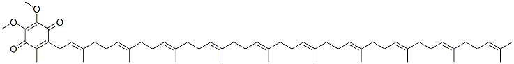 27696-12-4,2-[(2E,6E,10E,14E,18E,22E,26E,30E,34E)-3,7,11,15,19,23,27,31,35,39-decamethyl-2,6,10,14,18,22,26,30,34,38-tetracontadecaenyl]-5,6-dimethoxy-3-methyl-2,5-cyclohexadiene-1,4-dione