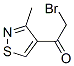 27984-45-8,Ethanone, 2-bromo-1-(3-methyl-4-isothiazolyl)- (9CI)