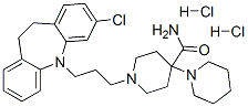 28058-62-0,1'-[3-(3-chloro-10,11-dihydro-5H-dibenz(b,f)azepin-5-yl)propyl][1,4'-bipiperidine]-4'-carboxamide dihydrochloride