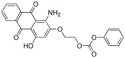 28173-59-3,2-[(1-amino-9,10-dihydro-4-hydroxy-9,10-dioxo-2-anthryl)oxy]ethyl phenyl carbonate