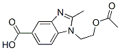 282091-90-1,1-(2-ACETOXY-ETHYL)-2-METHYL-1 H-BENZOIMIDAZOLE-5-CARBOXYLIC ACID