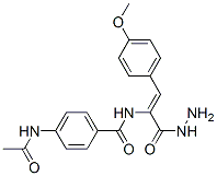 28272-06-2,4-acetamido-N-[(Z)-1-(hydrazinecarbonyl)-2-(4-methoxyphenyl)ethenyl]be nzamide