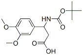 284492-37-1,3-TERT-BUTOXYCARBONYLAMINO-3-(3,4-DIMETHOXY-PHENYL)-PROPIONIC ACID