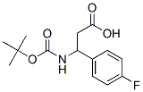 284493-72-7,3-[(TERT-BUTOXYCARBONYL)AMINO]-3-(4-FLUOROPHENYL)PROPANOIC ACID