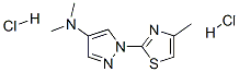 28469-09-2,N,N-dimethyl-1-(4-methyl-1,3-thiazol-2-yl)pyrazol-4-amine dihydrochloride