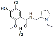 28478-48-0,5-chloro-N-[(1-ethyl-2-pyrrolidinyl)methyl]-4-hydroxy-2-methoxybenzamide monohydrochloride