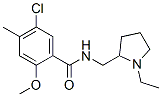 28478-50-4,5-chloro-N-[(1-ethylpyrrolidin-2-yl)methyl]-2-methoxy-4-methyl-benzamide