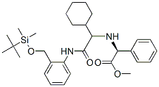 285996-34-1,Benzeneacetic acid, alpha-[[1-cyclohexyl-2-[[2-[[[(1,1-dimethylethyl)dimethylsilyl]oxy]methyl]phenyl]amino]-2-oxoethyl]amino]-, methyl ester, (alphaS)- (9CI)