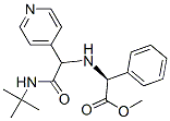 285996-51-2,Benzeneacetic acid, alpha-[[2-[(1,1-dimethylethyl)amino]-2-oxo-1-(4-pyridinyl)ethyl]amino]-, methyl ester, (alphaS)- (9CI)