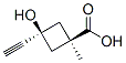 286442-92-0,Cyclobutanecarboxylic acid, 3-ethynyl-3-hydroxy-1-methyl-, cis- (9CI)