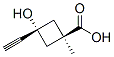 286443-22-9,Cyclobutanecarboxylic acid, 3-ethynyl-3-hydroxy-1-methyl-, trans- (9CI)