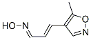 286473-06-1,2-Propenal,3-(5-methyl-4-isoxazolyl)-,oxime,(1E)-(9CI)