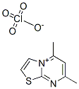 28666-85-5,2,4-dimethyl-7-thia-5-aza-1-azoniabicyclo[4.3.0]nona-1,3,5,8-tetraene perchlorate
