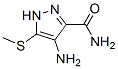 28668-18-0,Pyrazole-3-carboxamide,  4-amino-5-methylthio-  (8CI)