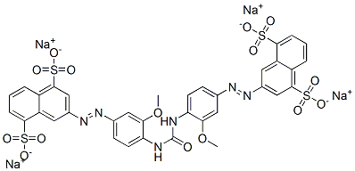 28706-22-1,tetrasodium 3,3'-[carbonylbis[imino(3-methoxy-4,1-phenylene)azo]]bisnaphthalene-1,5-disulphonate