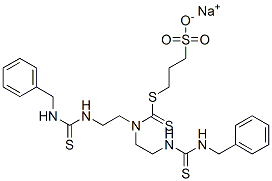 2878-00-4,sodium 7-[2-[[(benzylamino)thioxomethyl]amino]ethyl]-1-phenyl-3,8-dithioxo-9-thia-2,4,7-triazadodecane-12-sulphonate