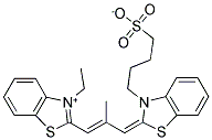 28789-09-5,1-ETHYL-2-(2-METHYL-3-(1-G-SULFABUTYL-1,3-BENZTHIAZOLIN-2- YLIDEN)-PROP-1-EN-1-YL)-1,3-BENZTHIAZOLIUM-BETAINE