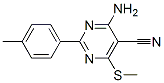 287922-40-1,4-AMINO-2-(4-METHYLPHENYL)-6-(METHYLTHIO)PYRIMIDINE-5-CARBONITRILE