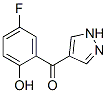 288401-61-6,4-(5-FLUORO-2-HYDROXYBENZOYL)PYRAZOLE