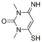 28860-32-4,2(1H)-Pyrimidinone,  3,4-dihydro-4-imino-6-mercapto-1,3-dimethyl-