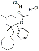 28866-28-6,[5-(azepan-1-ylmethyl)-1,2,5-trimethyl-4-phenyl-4-piperidyl] acetate dihydrochloride