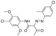 2904-04-3,N-(4-chloro-2,5-dimethoxyphenyl)-2-[(4-chloro-o-tolyl)azo]-3-oxobutyramide