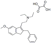 29188-52-1,2-(2-benzyl-6-methoxy-3H-inden-1-yl)-N,N-diethyl-ethanamine, oxalic ac id