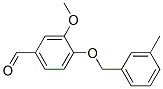 292173-01-4,3-METHOXY-4-[(3-METHYLBENZYL)OXY]BENZALDEHYDE