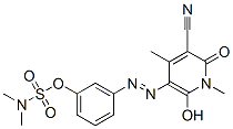 29333-57-1,3-[(5-cyano-1,6-dihydro-2-hydroxy-1,4-dimethyl-6-oxo-3-pyridyl)azo]phenyl dimethylsulphamate