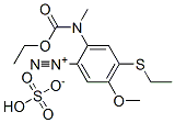 29389-51-3,2-[(ethoxycarbonyl)methylamino]-4-(ethylthio)-5-methoxybenzenediazonium hydrogen sulphate