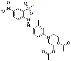 29426-52-6,2,2'-[[4-[[2-(methylsulphonyl)-4-nitrophenyl]azo]-m-tolyl]imino]bisethyl diacetate