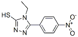 29527-36-4,4-ETHYL-5-(4-NITRO-PHENYL)-4H-[1,2,4]TRIAZOLE-3-THIOL