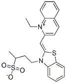 29637-13-6,1-ethyl-2-[[3-(3-sulphonatobutyl)-3H-benzothiazol-2-ylidene]methyl]quinolinium
