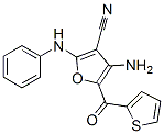 296771-88-5,3-Furancarbonitrile,  4-amino-2-(phenylamino)-5-(2-thienylcarbonyl)-