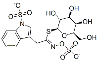 29702-28-1,3-[[N-sulfonatooxy-C-[(2S,3R,4S,5R,6R)-3,4,5-trihydroxy-6-(hydroxymeth yl)oxan-2-yl]sulfanyl-carbonimidoyl]methyl]indole-1-sulfonate