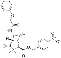 29707-62-8,4-nitrobenzyl [2S-(2alpha,5alpha,6beta)]-3,3-dimethyl-7-oxo-6-(phenoxyacetamido)-4-thia-1-azabicyclo[3.2.0]heptane-2-carboxylate 4-oxide