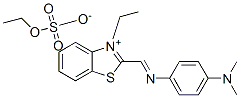 29770-19-2,2-[N-[p-(dimethylamino)phenyl]formimidoyl]-3-ethylbenzothiazolium ethyl sulphate
