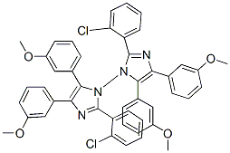 29777-36-4,2,2'-bis(2-chlorophenyl)-4,4',5,5'-tetrakis(3-methoxyphenyl)-1,1'-bi-1H-imidazole
