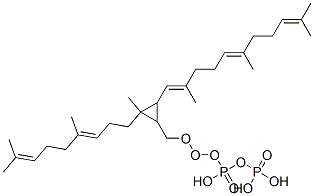 29849-75-0,[[2-(4,8-dimethylnona-3,7-dienyl)-2-methyl-3-(2,6,10-trimethylundeca-1,5,9-trienyl)cyclopropyl]methoxy-hydroxy-phosphoryl]oxyphosphonic acid