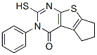 300557-77-1,3-PHENYL-2-SULFANYL-3,5,6,7-TETRAHYDRO-4H-CYCLOPENTA[4,5]THIENO[2,3-D]PYRIMIDIN-4-ONE