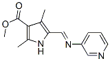 300588-28-7,1H-Pyrrole-3-carboxylicacid,2,4-dimethyl-5-[(3-pyridinylimino)methyl]-,methylester(9CI)