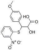30067-06-2,2-HYDROXY-3-(4-METHOXY-PHENYL)-3-(2-NITRO-PHENYLSULFANYL)-PROPIONIC ACID