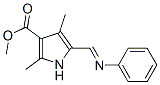 300834-89-3,1H-Pyrrole-3-carboxylicacid,2,4-dimethyl-5-[(phenylimino)methyl]-,methylester(9CI)